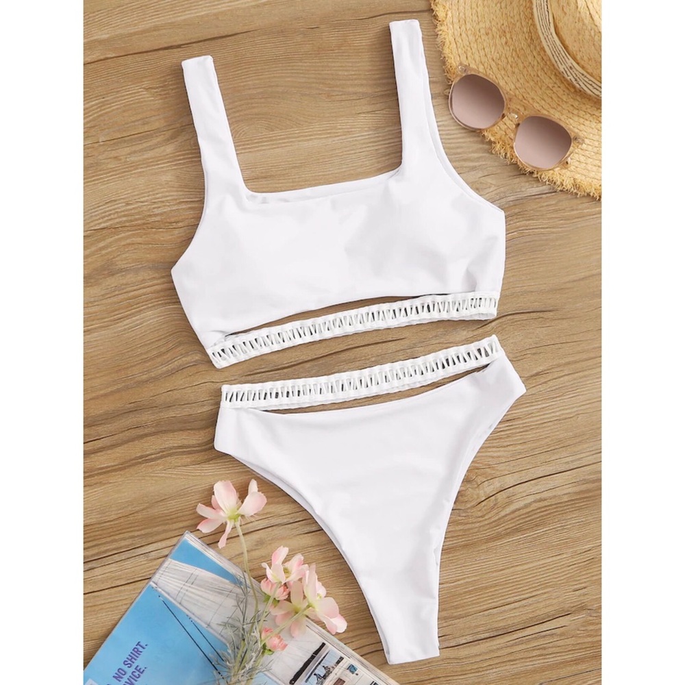 NWT - CUT OUT HIGH WAIST BIKINI